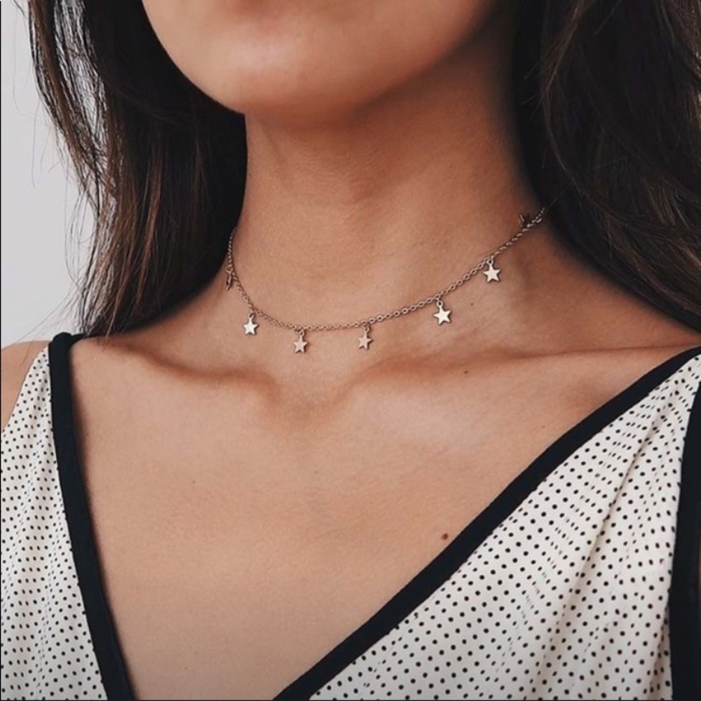 Star Choker Necklace - Picture 2 of 6